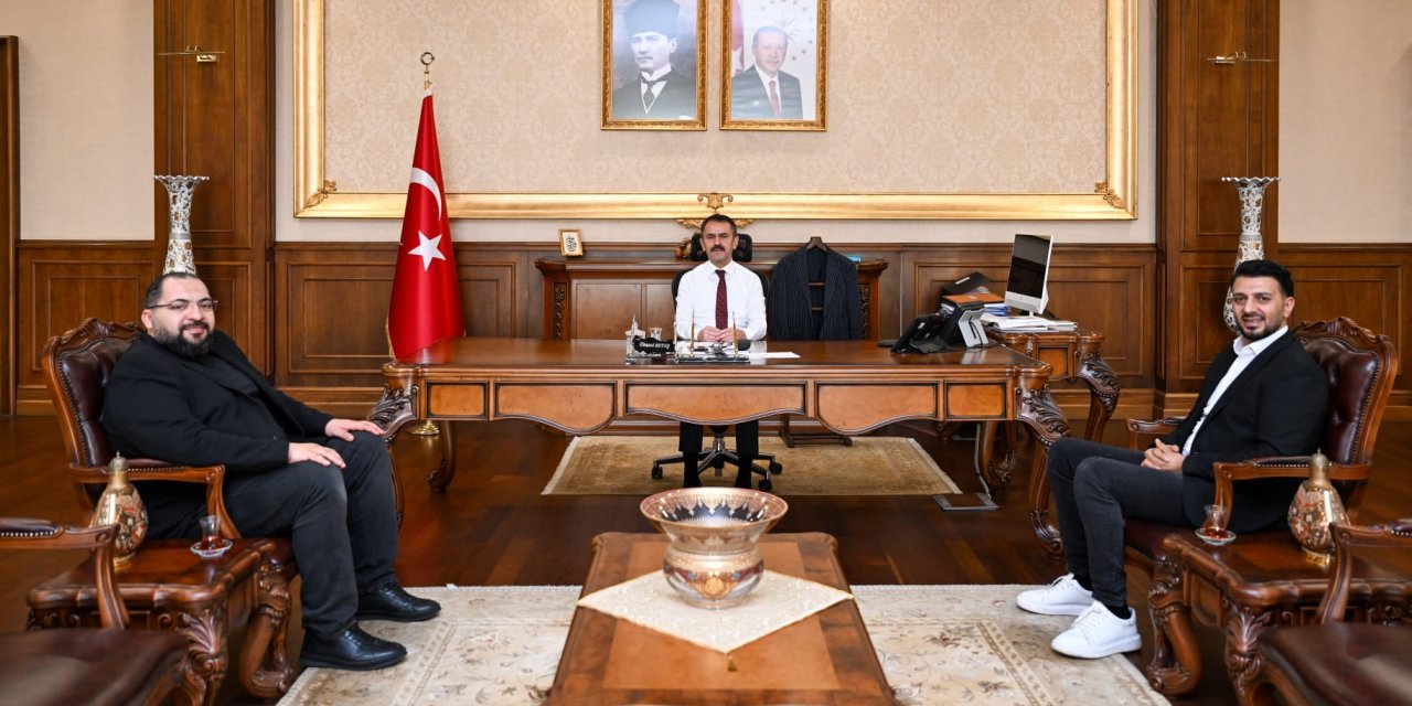 Dr. Razi Safarov, Vali Aktaş'ı Ziyaret Etti