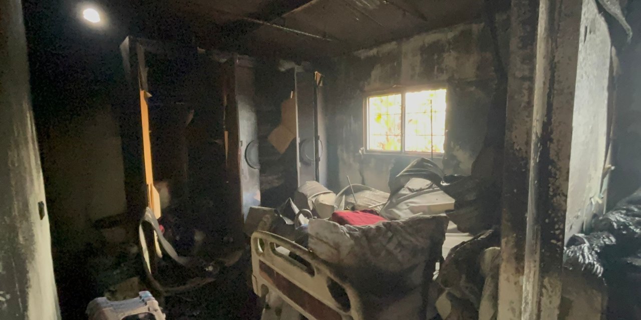 Yangında mahsur kalan yaşlı adam hayatını kaybetti