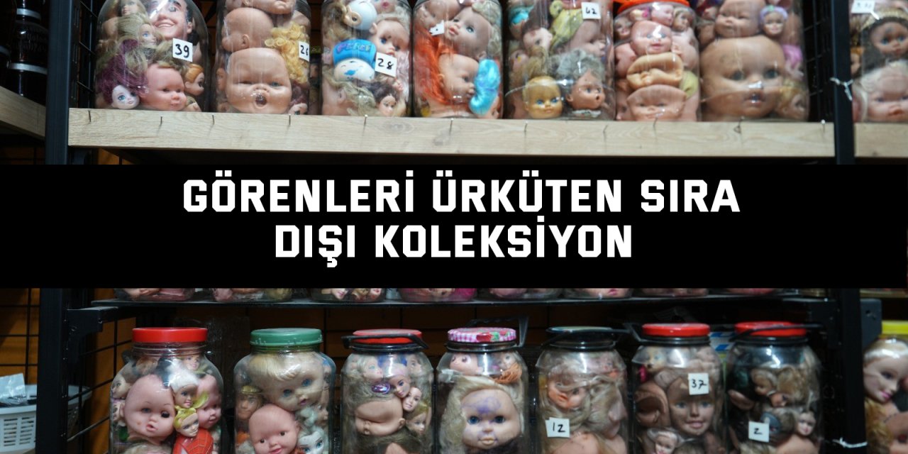 Görenleri ürküten sıra dışı koleksiyon