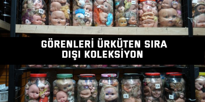 Görenleri ürküten sıra dışı koleksiyon