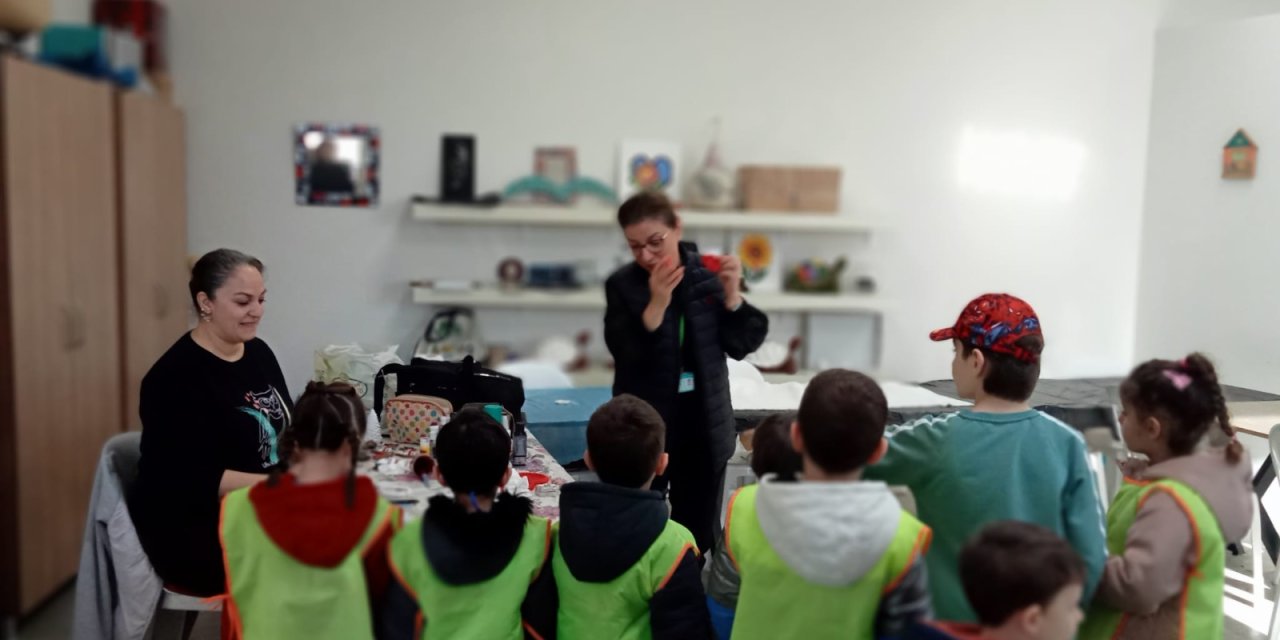 İZGİM, minikleri Çocuk  Kütüphanesi’nde ağırladı