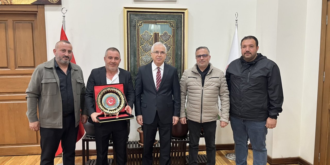 Kaymakamı Dönmez'e  "Hayırlı Olsun" Ziyareti