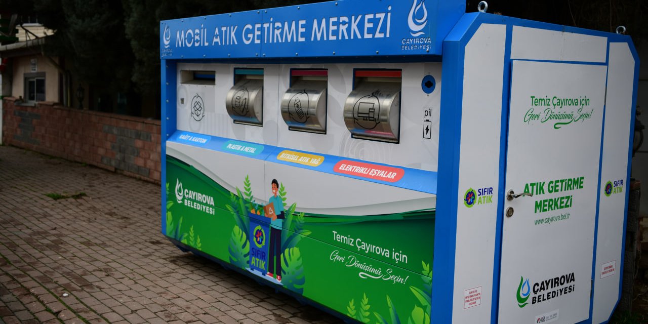 ÇAYIROVA  4 yeni noktaya atık getirme merkezi