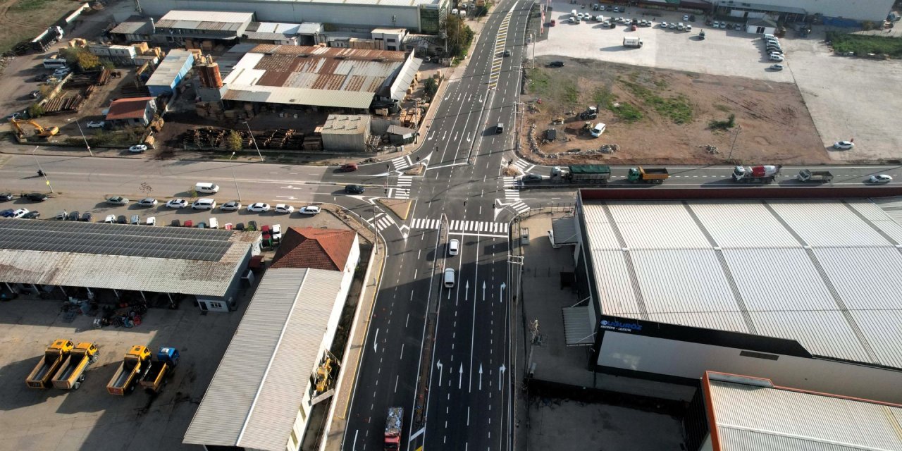 Kullar'da kavşak düzenlemesi yapıldı