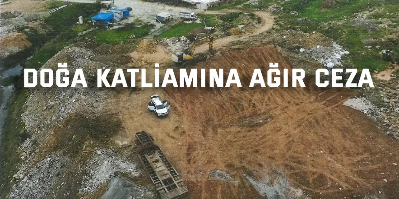 Doğa katliamına ağır ceza