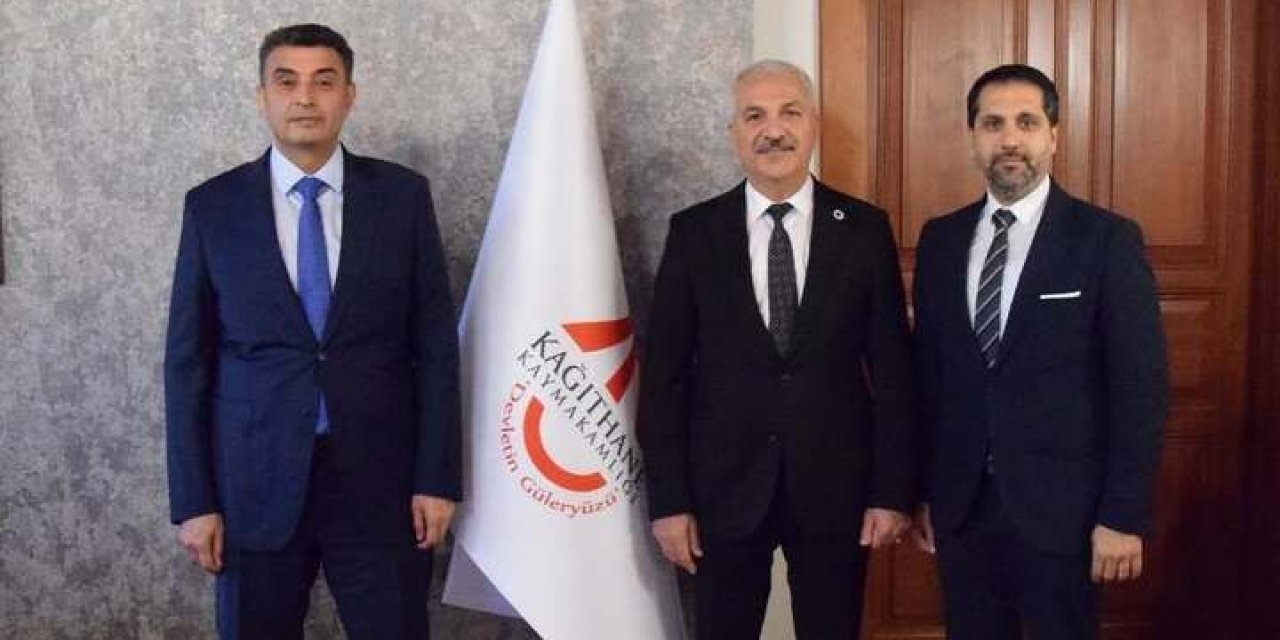 Aslantaş’tan Kaymakam  Yüksel Kara’ya Ziyaret