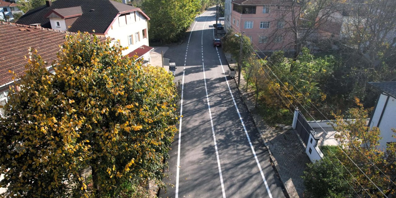 Gölcük Bilgin Caddesi yeni yüzüne kavuştu