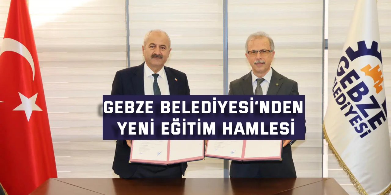 Gebze Belediyesi’nden Yeni Eğitim Hamlesi