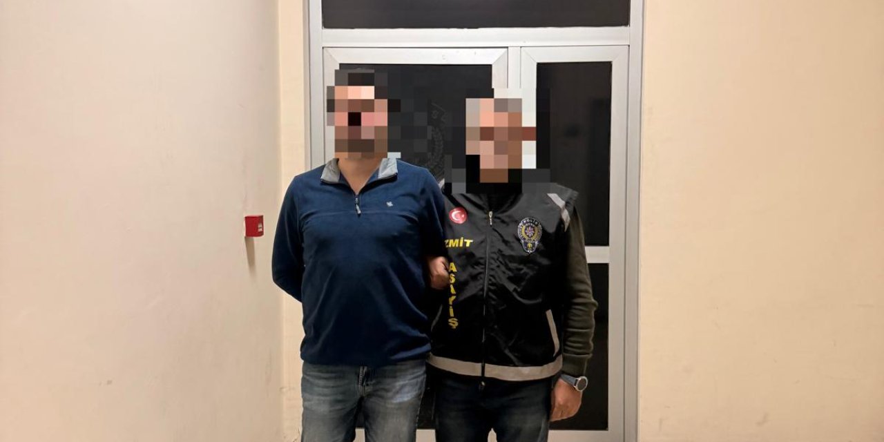 Hırsızlıktan 8 yıl hapis cezasıyla aranıyordu! İzmit'te yakalandı