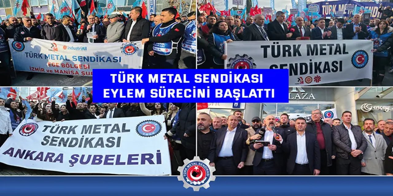 Türk Metal Sendikası eylem sürecini başlattı
