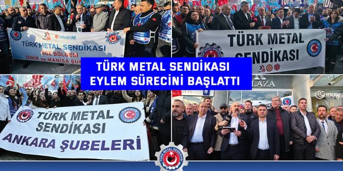 Türk Metal Sendikası eylem sürecini başlattı