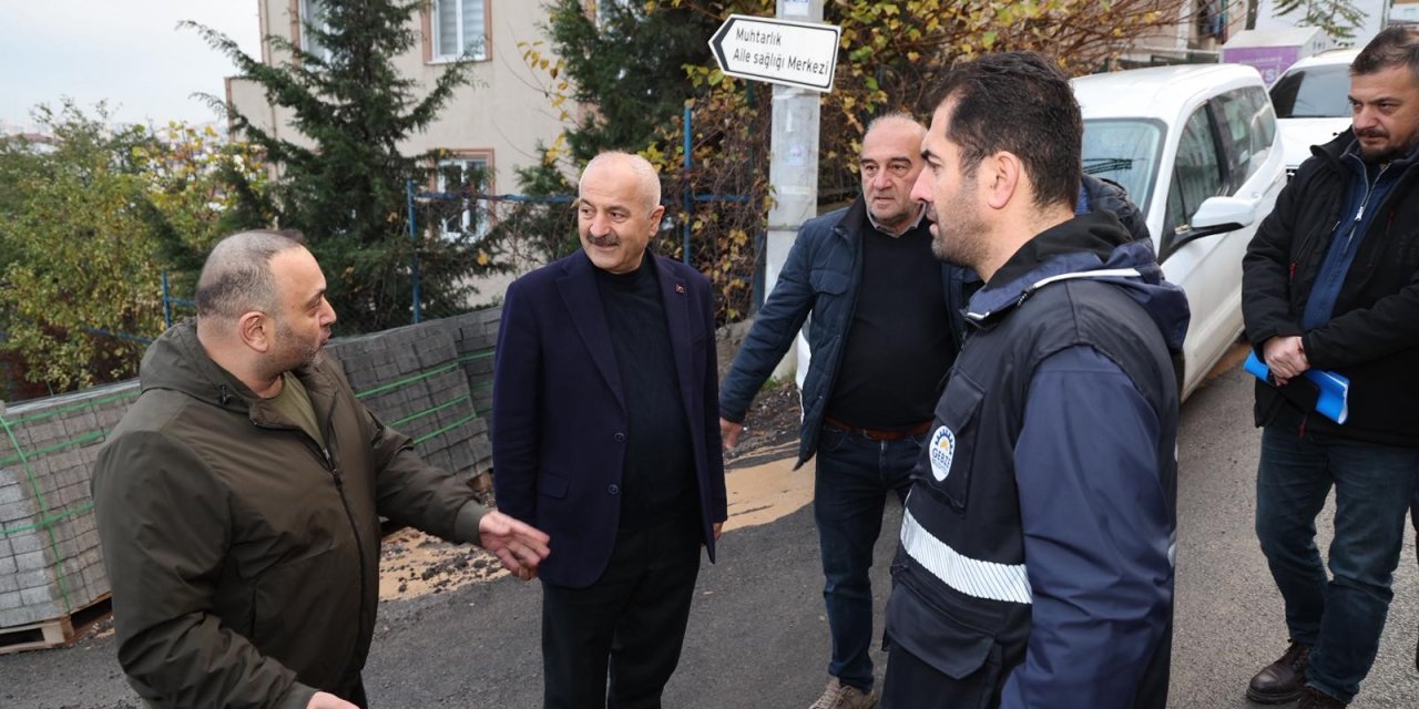 Gebze'de 21 bin tonluk asfalt çalışması