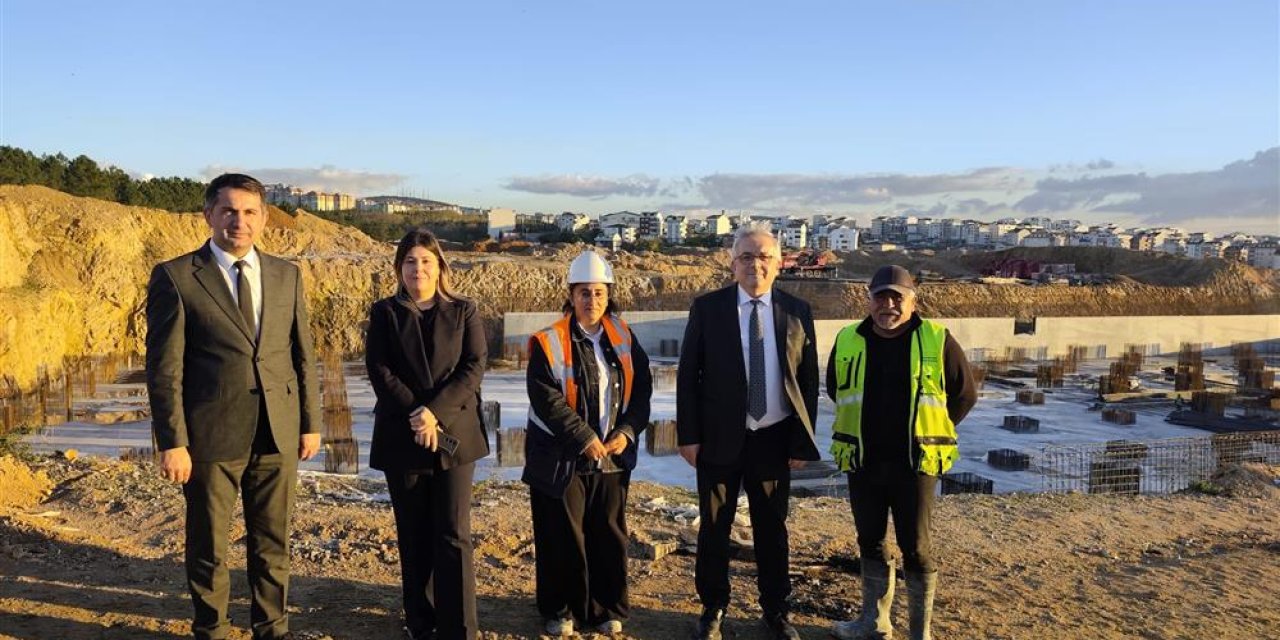 Çayırova Devlet Hastanesi’nde  Şantiyesinde İnceleme Yaptı