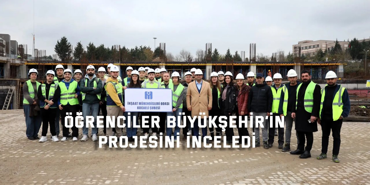 Öğrenciler Büyükşehir’in projesini inceledi
