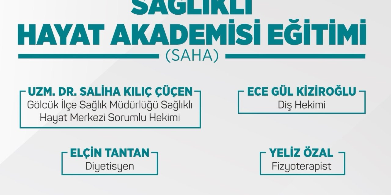 Saha Eğitimi İle Sağlıklı Hayatın Kapılarını Aralanıyor