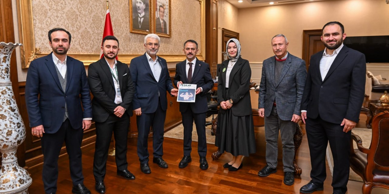 Yeşilay’dan Vali Aktaş’a Ziyaret