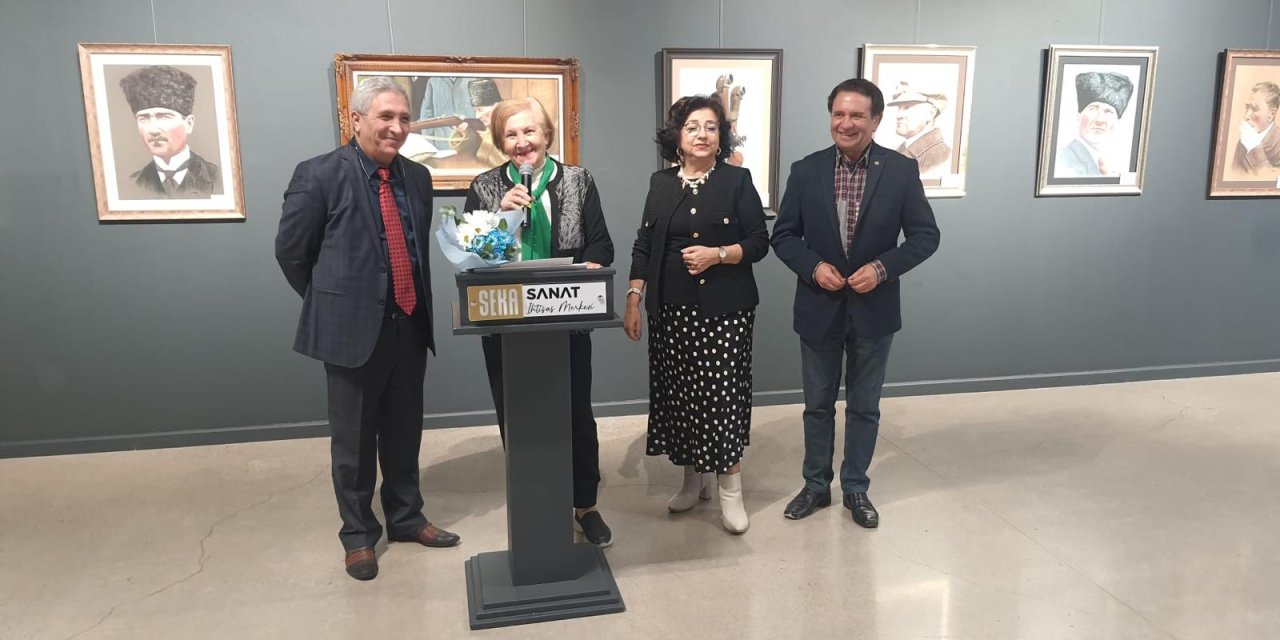 Ressam Sezar Yıldırımer’den Atatürk Sergisi