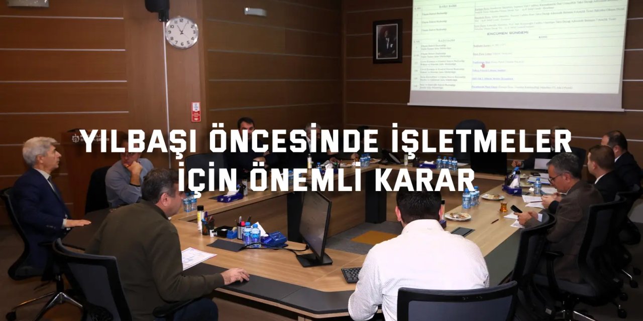 Yılbaşı öncesinde işletmeler için önemli karar