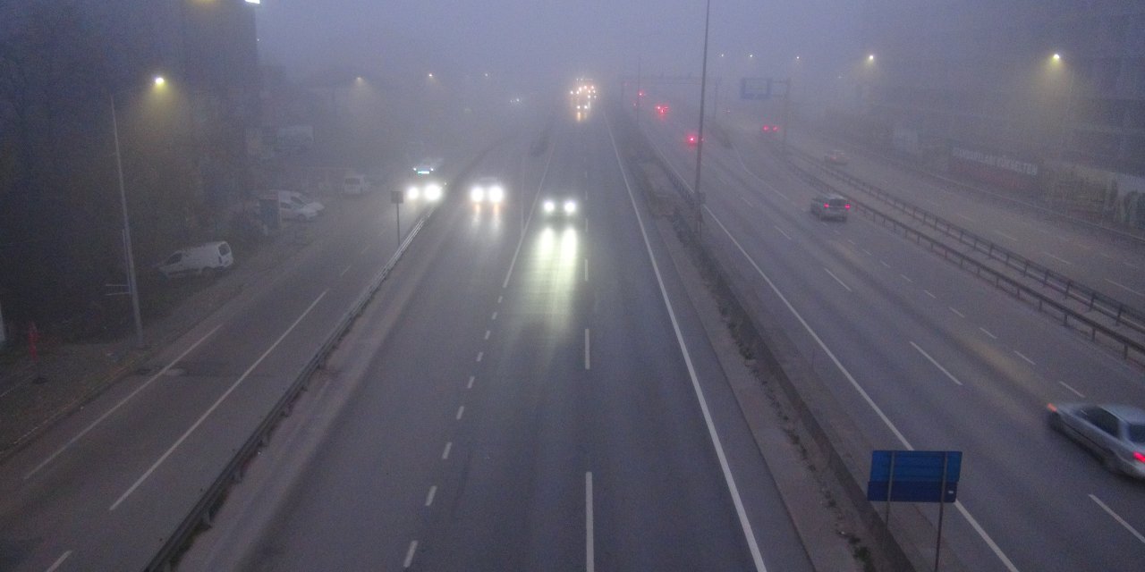 Kocaeli’de yoğun sis