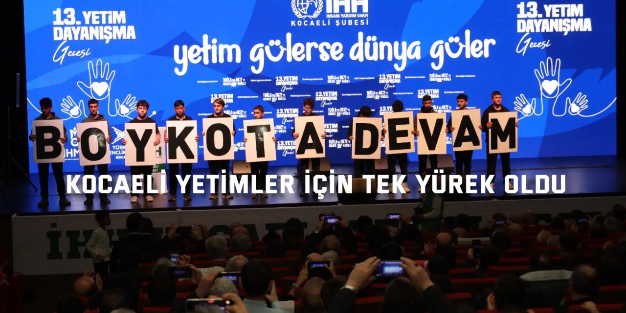 Kocaeli yetimler için tek yürek oldu