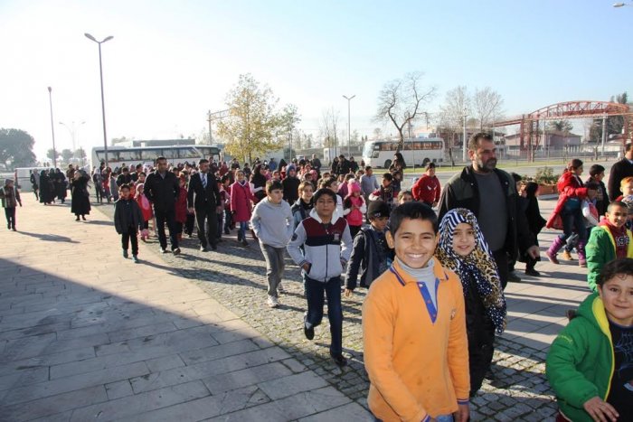 Suriyeli çocuklar, Bilim Merkezi’nde atölye çalışmalarına katıldı