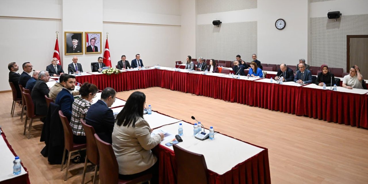 Toplantı Vali Aktaş  Başkanlığında Yapıldı