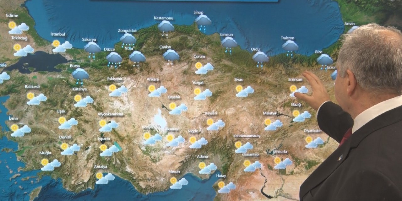 HAVA TAHMIN UZMANI MACİT:    "Ülke genelinde yeni bir  soğuk havanın etkisine giriyoruz"