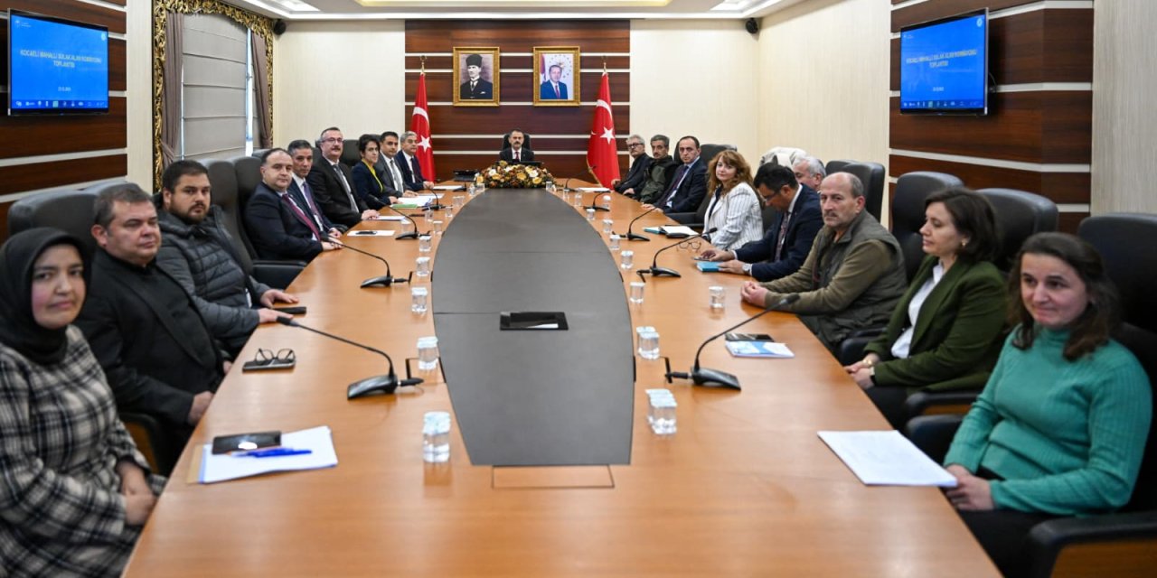 KOCAELI MAHALLİ SULAK ALAN KOMİSYONU TOPLANTISI      Vali Aktaş Başkanlığında gerçekleşti