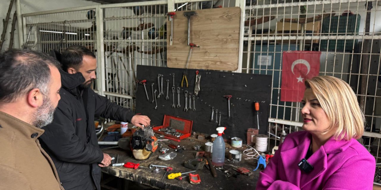 Hürriyet Park ve Bahçeler  şantiyelerini inceledi