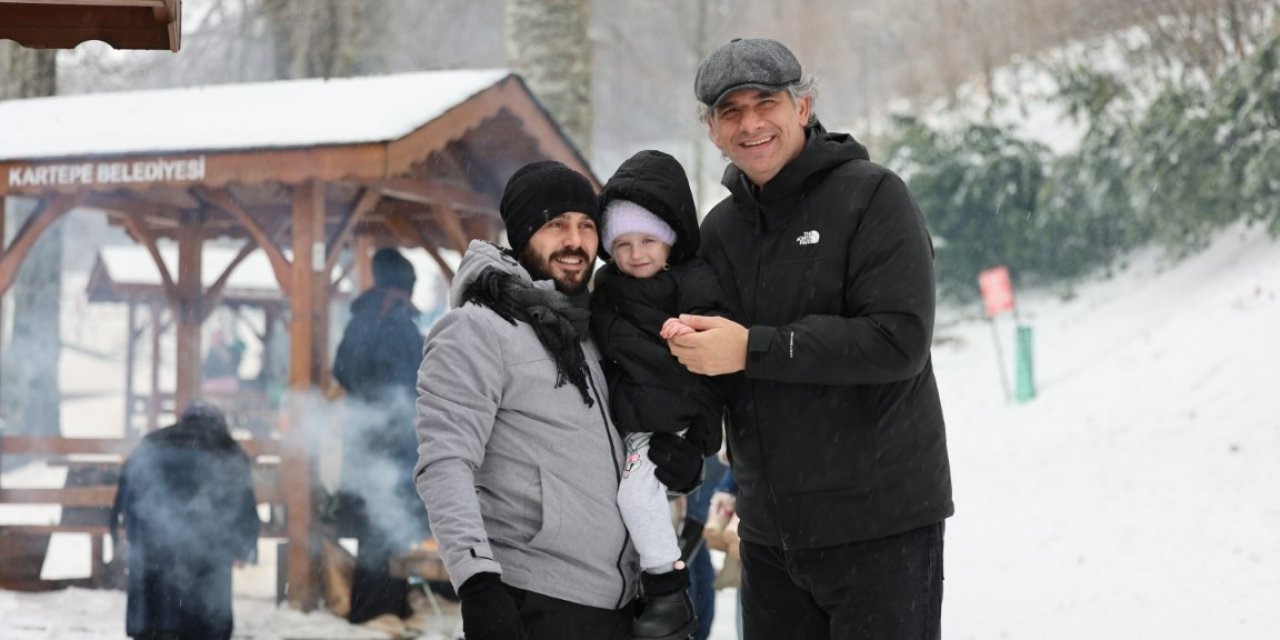 Mesire Alanı Kışın da Ziyaretçilerin Gözdesi