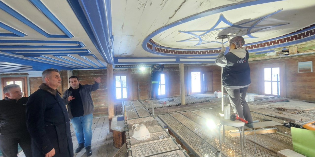 145 yıllık çivisiz cami restore ediliyor