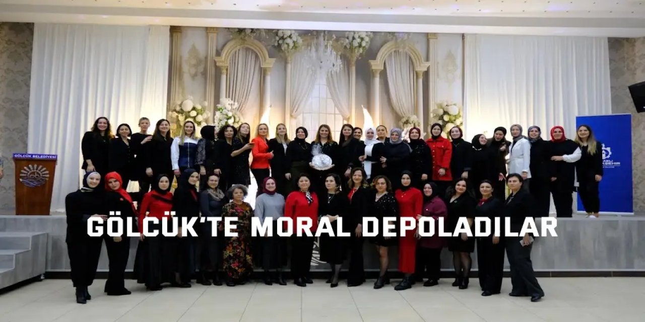 Gölcük’te moral depoladılar