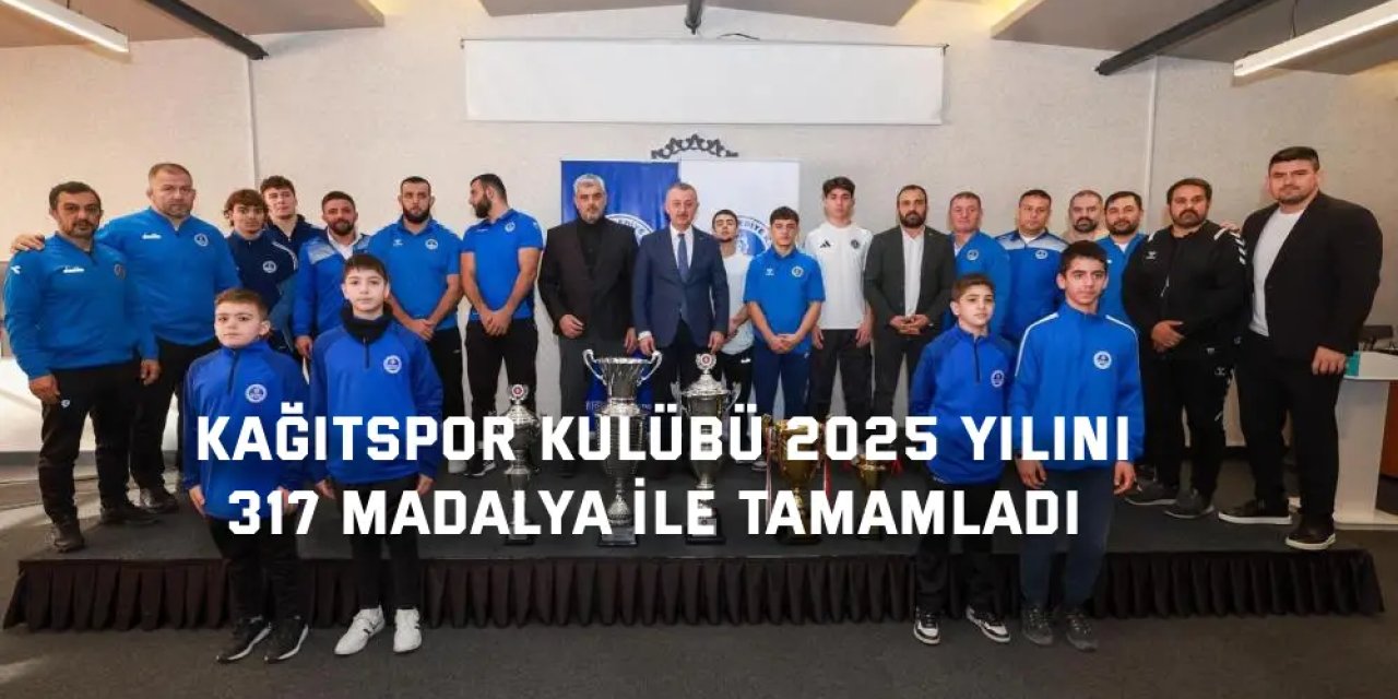 Kağıtspor Kulübü 2025 yılını  317 madalya ile tamamladı