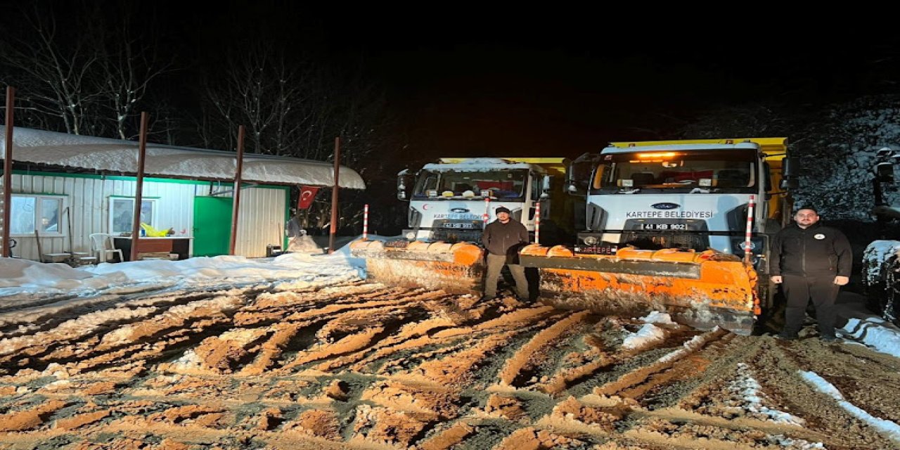 Kartepe’de Yeni Yıl Mesaisi