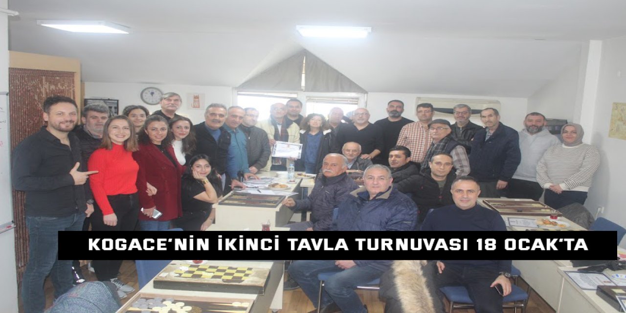 KOGACE’nin ikinci tavla turnuvası 18 Ocak’ta