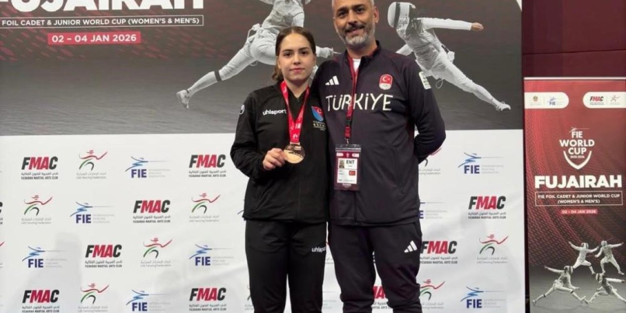 Alara Atmaca bronz madalya kazandı