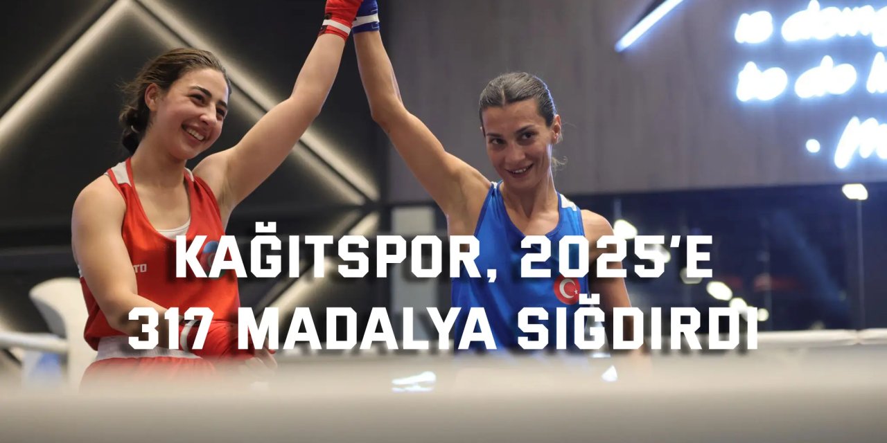 Kağıtspor, 2025’e 317 madalya sığdırdı