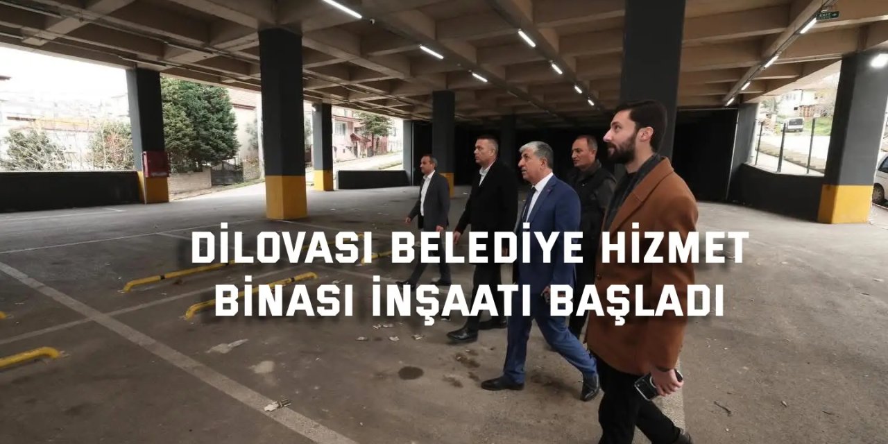 Dilovası Belediye Hizmet  Binası İnşaatı Başladı
