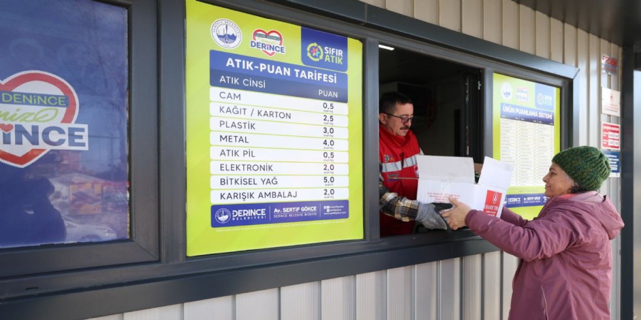 Derince´de Geri Dönüşüm Seferberliği