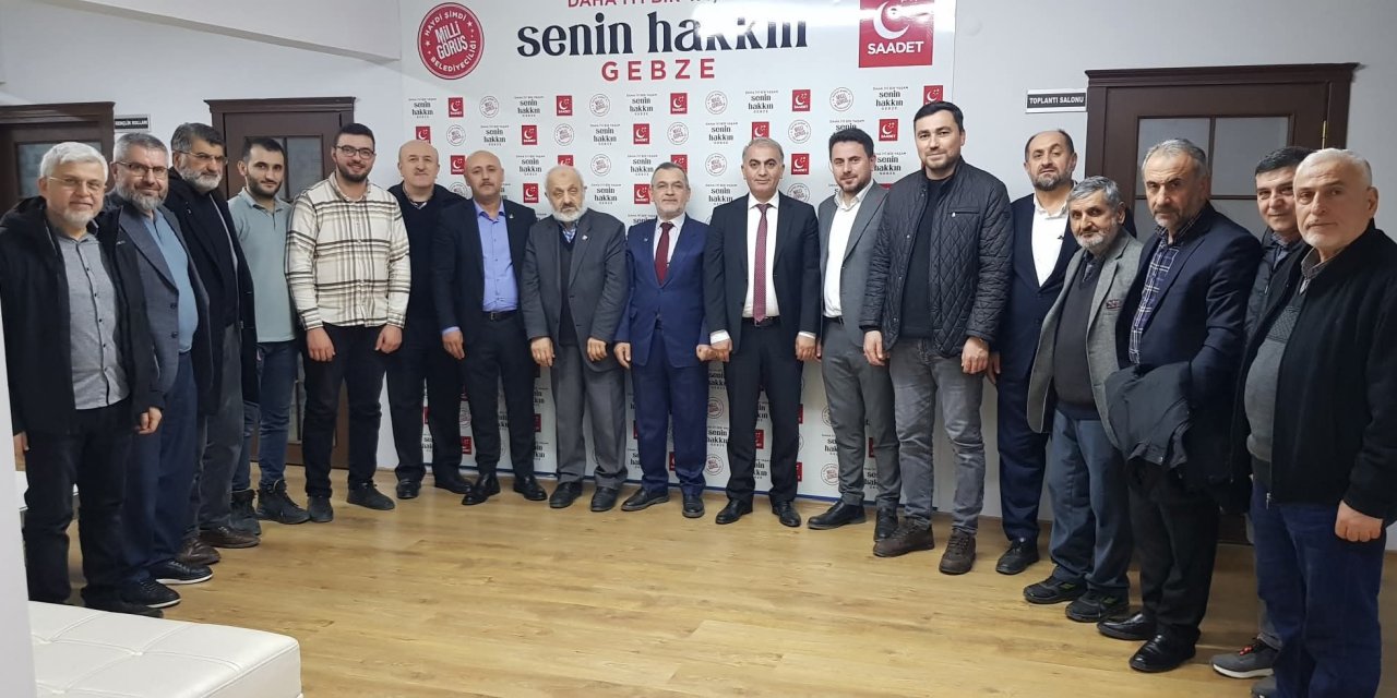 Yeniden Refah’tan Saadet Partisi’ne Hayırlı Olsun Ziyareti