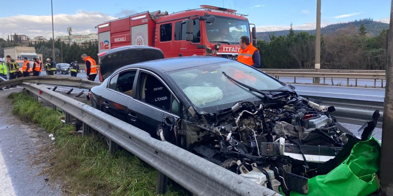 TEM'de kaza: 1 yaralı