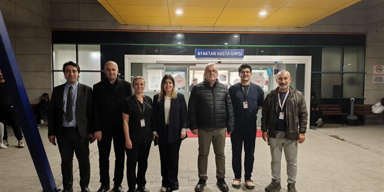 Hastanelere Ziyaret Gerçekleştirdi