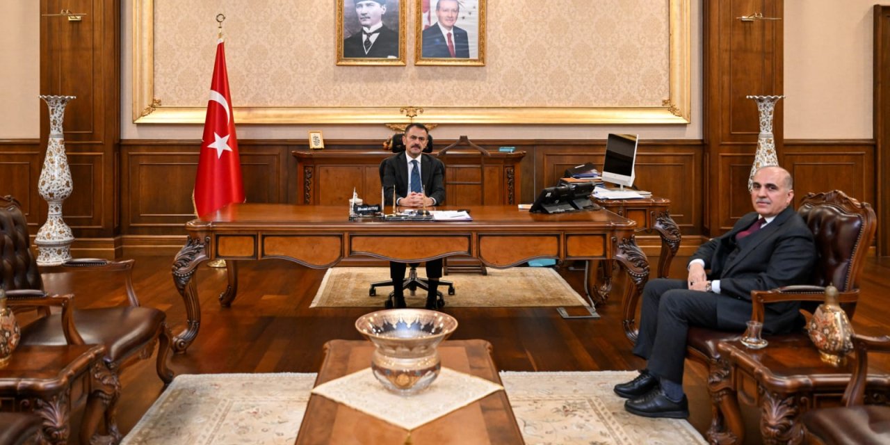 PTT 18. Bölge Müdürü’nden  Vali İlhami Aktaş’a Ziyaret