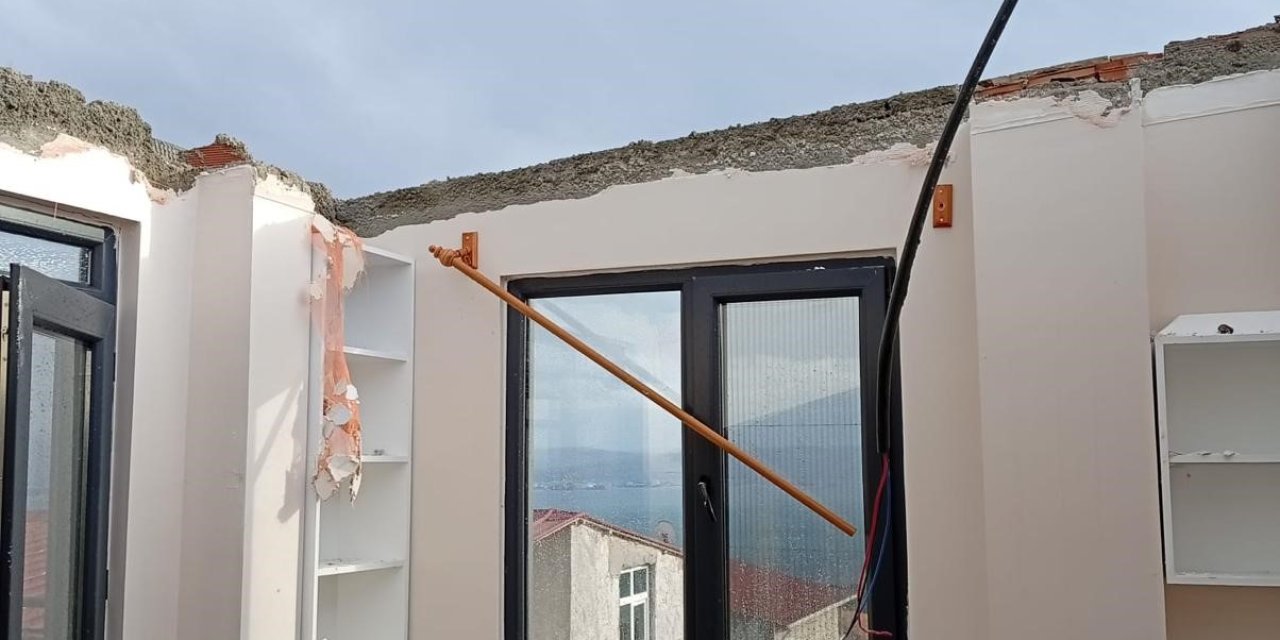 Fırtına sonrası hasar büyük oldu