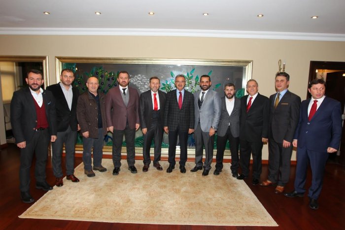 Rizeliler Derneği Köşker’i ziyaret etti