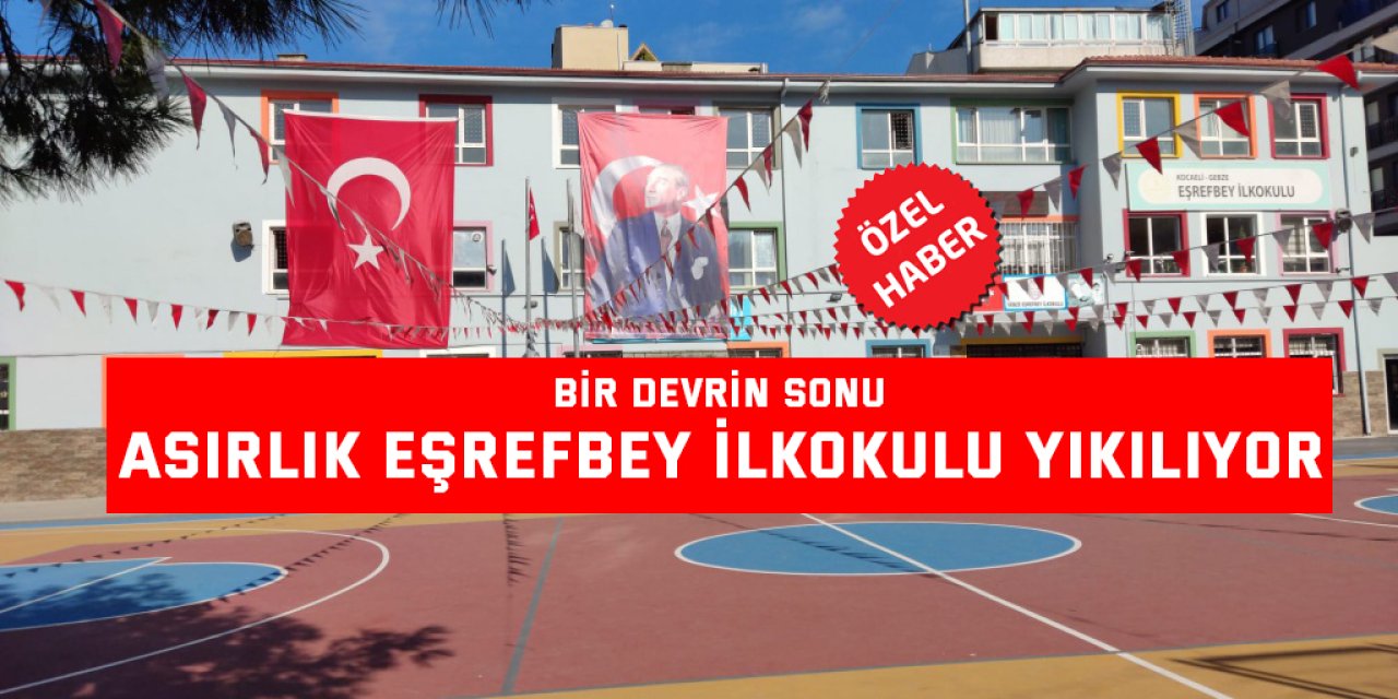 Asırlık Eşrefbey İlkokulu Yıkılıyor