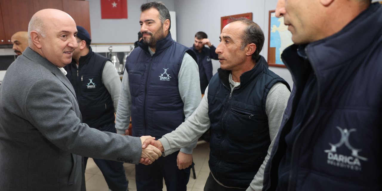 Başkan Bıyık, Şantiye Personeliyle Buluştu