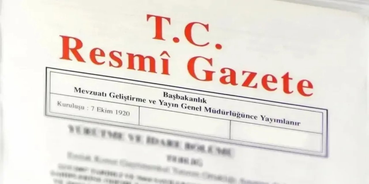 Birinci Sınıf Mülki İdare Amirliği’ne Yükselen İsimler Resmî Gazete’de