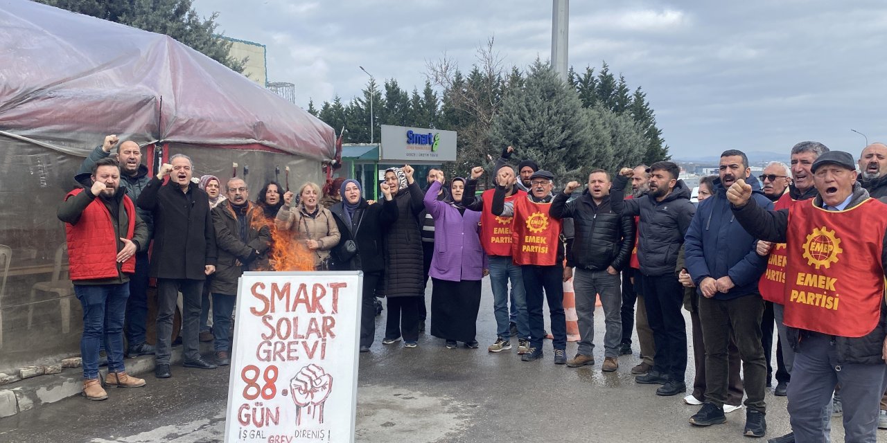 Milletvekili Bayhan Smart  Solar işçilerini ziyaret etti