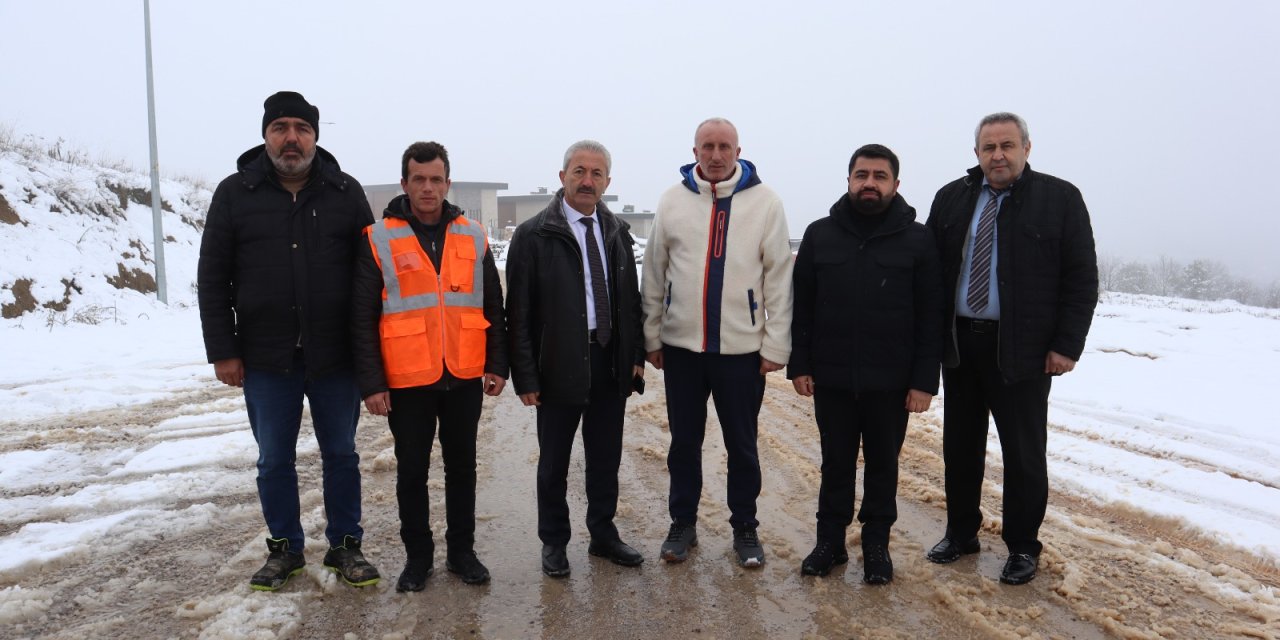 Muhtarlara kış çalışmaları ziyareti